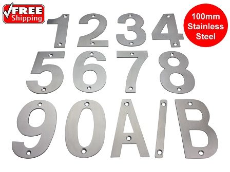 100mm stainless number 0 – 9 2