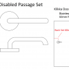 Drawing disabled lever set