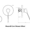 drawing disabled shower mixer
