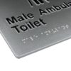 braille sign male ambulant silver 2