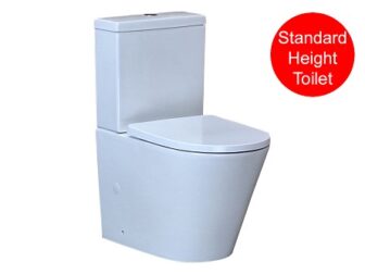 Zava Abode back to wall toilet suite S trap wall faced