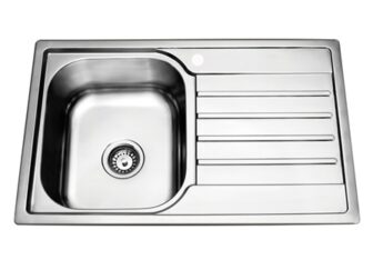 Kitchen Sink Stainless Steel Single LEFT hand bowl