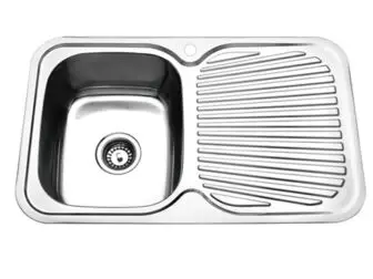 NDIS SDA Kitchen Sink Stainless Steel LEFT BOWL Single bowl 780 x 480 x 150